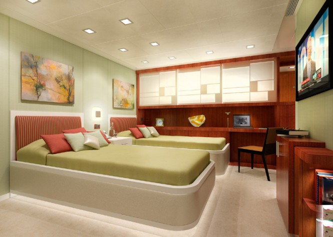TURQUOISE - Guest Twin Cabin TURQUOISE - Guest Twin Cabin